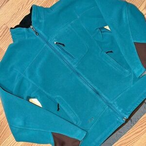 Outdoor Research Women's Wind-stopper Full Zip Fleece Jacket Teal